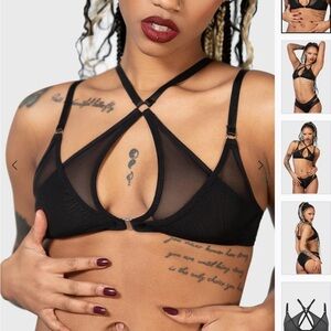 Killstar bra and panty set size m